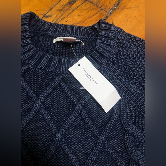 American Eagle Navy Sweater Dress, Size Petite XS - Picture 4 of 6